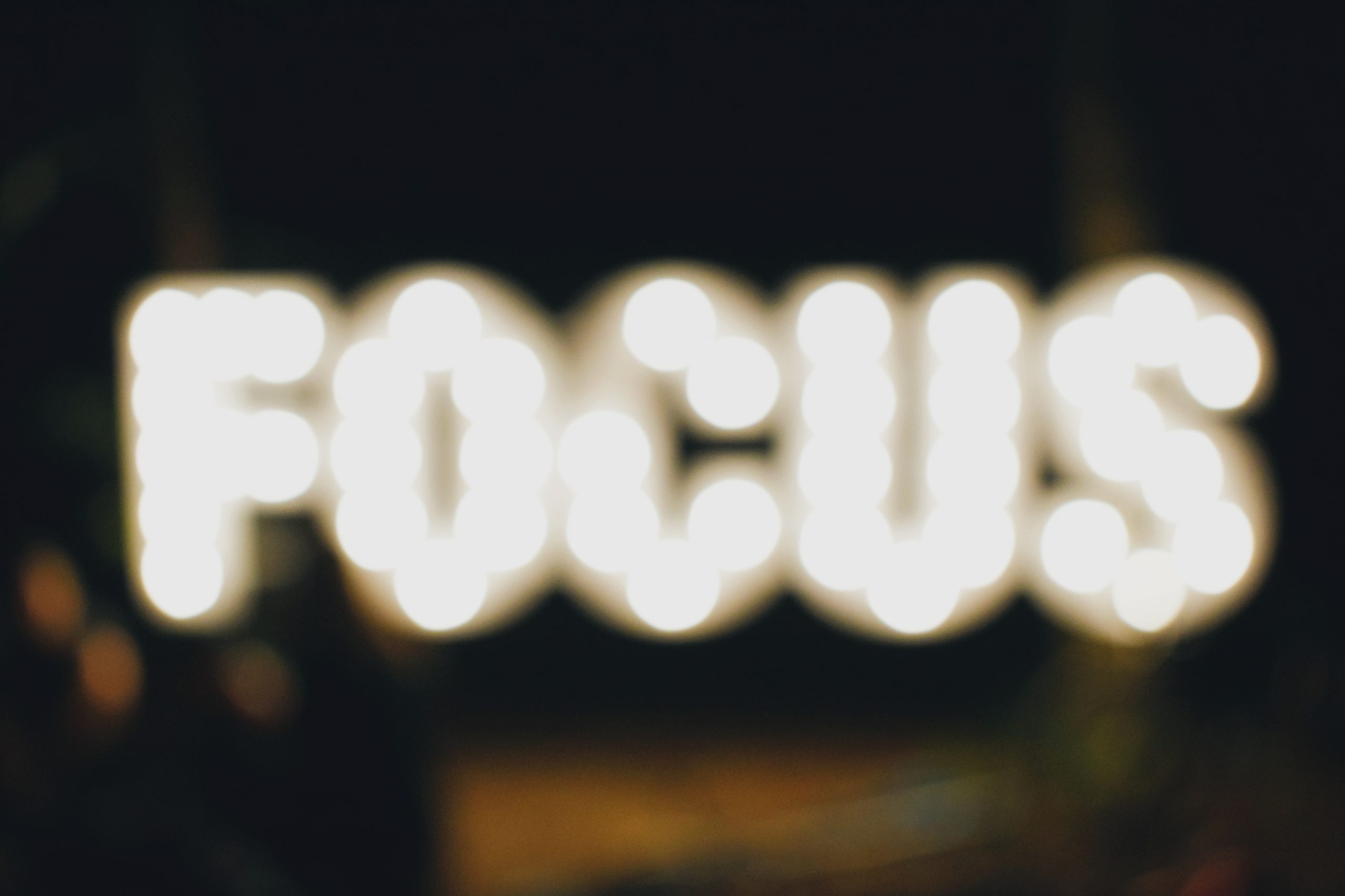 Focus On Earning Income