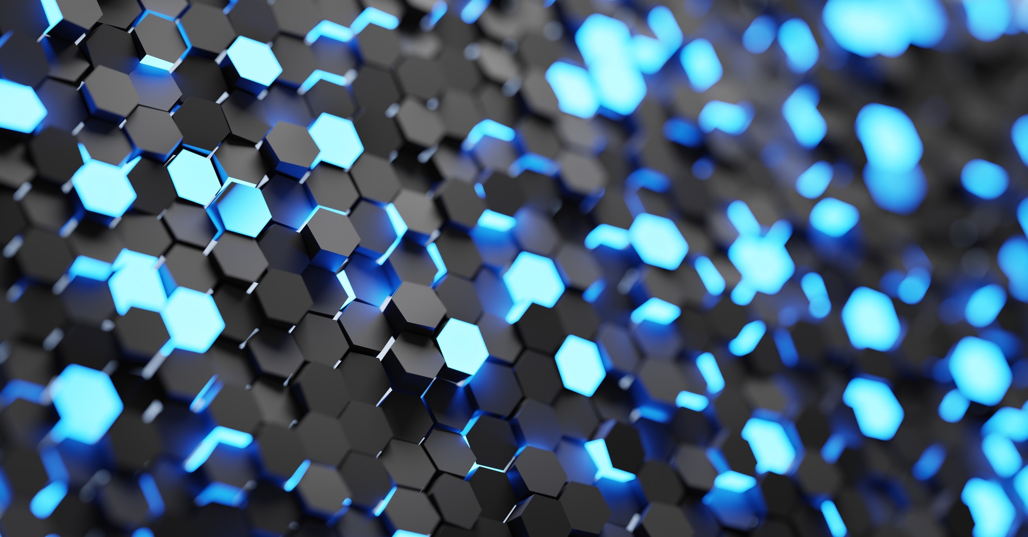 Hexagon pattern background. Modern technology and network concept Hexagon pattern background. Modern technology and network concept