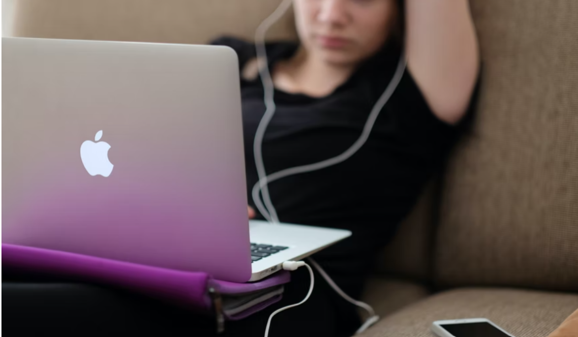 Bored employee in onboarding course